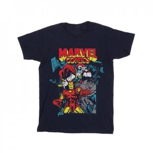 Marvel Comics Girls Trio Pose katoenen T-shirt