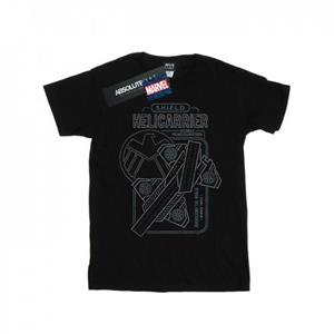 Marvel Girls S.H.I.E.L.D. Helicarrier Mobile HQ Cotton T-Shirt