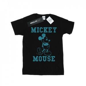 Disney Mickey Mouse Distressed Kick Mono katoenen T-shirt voor meisjes