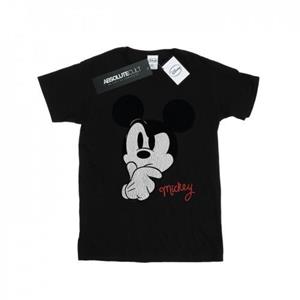 Disney meisjes Mickey Mouse Distressed Ponder katoenen T-shirt