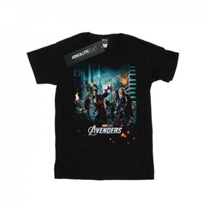 Pertemba FR - Apparel Marvel Studios meisjes The Avengers poster katoenen T-shirt