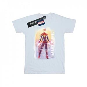 Marvel meisjes Captain  aquarel katoenen T-shirt