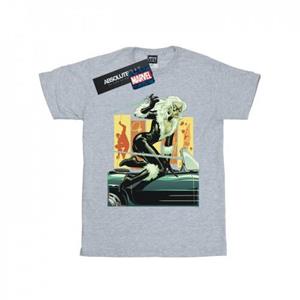 Marvel meisjes zwarte kat auto katoenen T-shirt