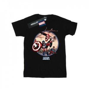 Marvel Girls Captain America en Falcon In Battle katoenen T-shirt