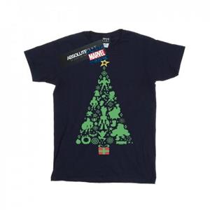 Marvel Girls Avengers kerstboom katoenen T-shirt