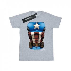 Marvel Girls Captain America Chest Burst katoenen T-shirt