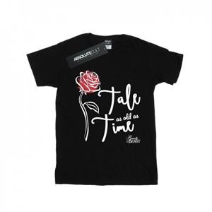 Disney Girls Tale zo oud als de tijd roze katoenen T-shirt