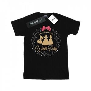 Disney meisjes prinses betoverde winterfeest katoenen T-shirt