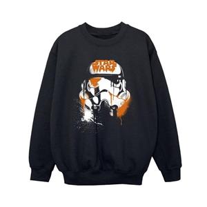 Star Wars Boys Halloween Stormtrooper Helmet Sweatshirt