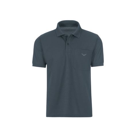 Trigema Poloshirt  poloshirt met borstzak (1-delig)