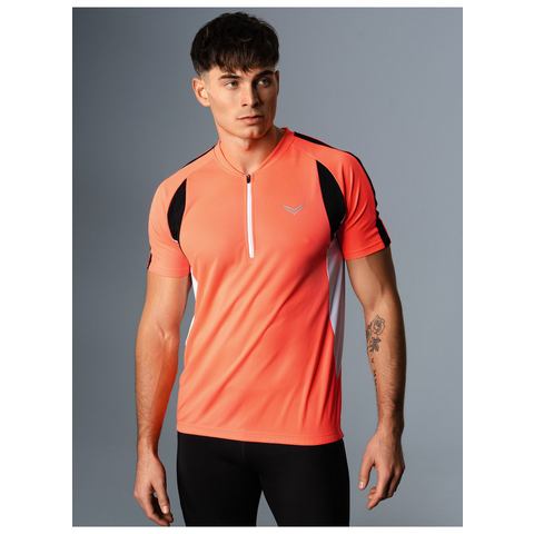 Trigema T-shirt  fietsshirt van ademend COOLMAX materiaal (1-delig)