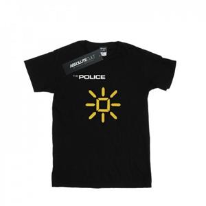 The Police Het politie-meisjes onzichtbare katoenen T-shirt met zon