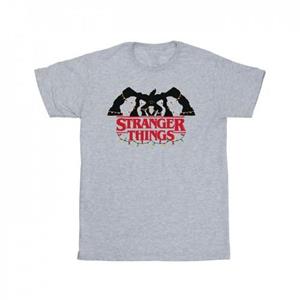 Pertemba FR - Apparel Netflix Girls Stranger Things Demogorgon kerstverlichting katoenen T-shirt