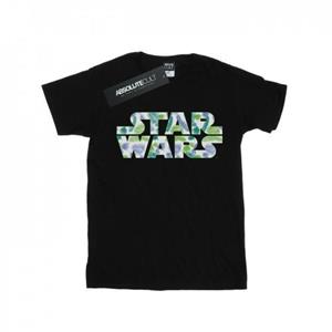 Star Wars katoenen T-shirt met palmlogo voor meisjes