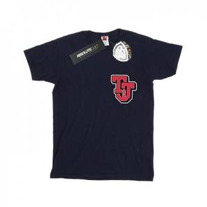 Tom And Jerry Girls Collegiate Logo Cotton T-Shirt