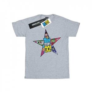 DC Comics Teen Titans Go Star-logo katoenen T-shirt voor meisjes