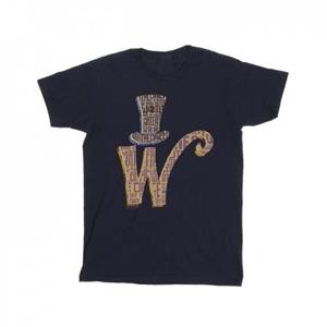 Pertemba FR - Apparel Willy Wonka meisjes W logo hoed katoenen T-shirt