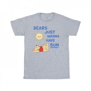 Disney Girls Winnie The Pooh Bears wil gewoon een zon-katoenen T-shirt hebben