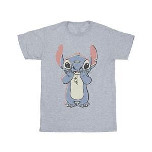 Disney meisjes Lilo en Stitch katoenen T-shirt met grote print