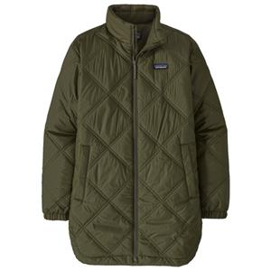 Patagonia  Women's Pine Bank Insulated Parka - Lange jas, olijfgroen