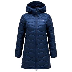 Peak Performance  Women's Helium Down Parka - Lange jas, blauw