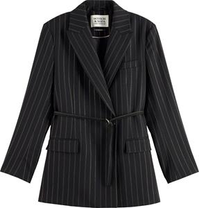 Scotch & Soda Lurex pinstripe db blazer spruce aurora