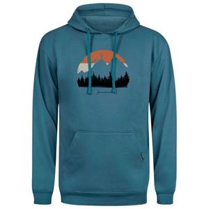 GreenBomb  Nature Forest Happy Joy Hoodie Cotton - Hoodie, blauw