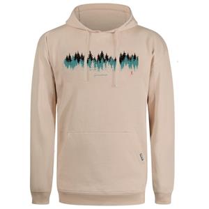 GreenBomb  Nature Forest Run Joy Hoodie Cotton - Hoodie, beige