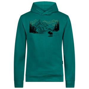 GreenBomb  Nature Moose Mountain Star Hoodie Cotton - Hoodie, turkoois