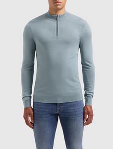 Pure Path Essential knitwear halfzip sweater