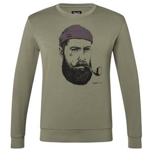 Super.Natural  Sailor Crew - Merinoshirt, olijfgroen