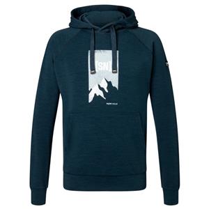 Super.Natural  Favourite 2 Pitch Hoodie - Merinohoodie, blauw