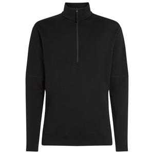 Icebreaker  Merino 360 RealFleece Elemental L/S Half Zip - Merinolongsleeve, zwart