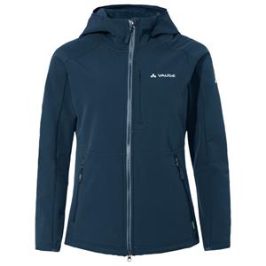 Vaude  Women's Elope Stormfleece Hoody - Softshelljack, blauw