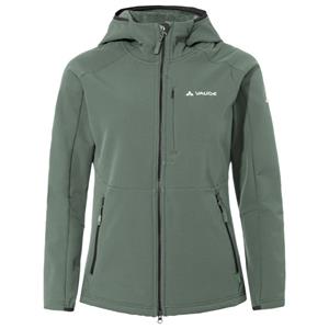 Vaude  Women's Elope Stormfleece Hoody - Softshelljack, olijfgroen