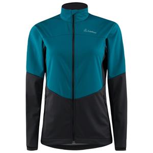 Löffler  Women's Jacket Hyper CF Windstopper Light - Softshelljack, zwart/blauw