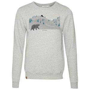 GreenBomb  Animal Bearland Wild Pullover Cotton - Trui, grijs