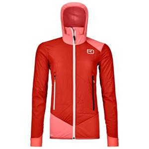 Ortovox  Women's Swisswool Col Becchei Hybrid Jacket - Softshelljack, rood