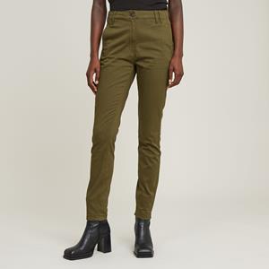 G-Star RAW Weld High Skinny Broek - Groen - Dames