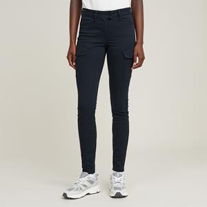 G-Star RAW Blossite G-Shape Army High Skinny Broek - Donkerblauw - Dames