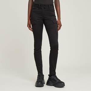 G-Star RAW Blossite G-Shape Army High Skinny Broek - Zwart - Dames