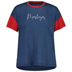 Maloja  Women's HongarM. Puzzle 1 - Merinoshirt, blauw