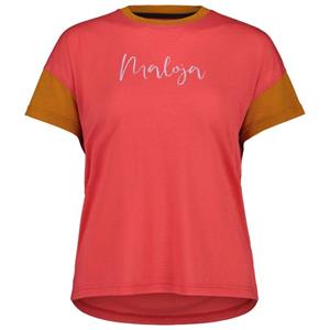 Maloja  Women's HongarM. Puzzle 1 - Merinoshirt, raspberry