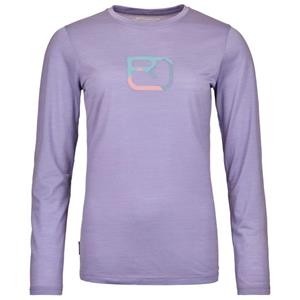 Ortovox  Women's 150 Cool Mountain Silhouette L/S - Merinoshirt, purper