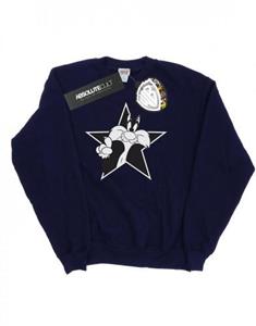 Looney Tunes Heren Sylvester Mono Star katoenen sweatshirt