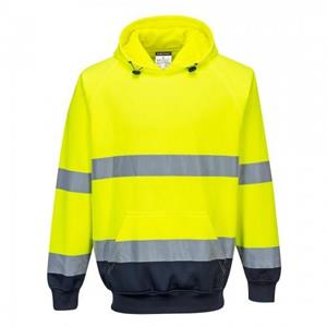 Portwest Heren B316 Contrast Hi-Vis Hoodie