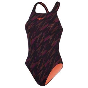 Speedo  Women's Hyperboom Allover Medalist - Badpak, zwart