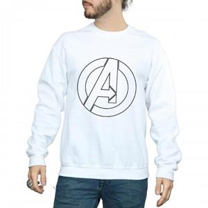 Avengers Assemble er katoenen sweatshirt met logo voor heren