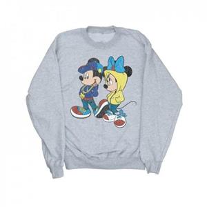 Disney meisjes Mickey en Minnie Mouse pose sweatshirt