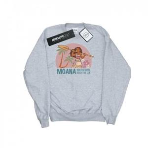 Disney Girls Moana Read The Sea-sweatshirt